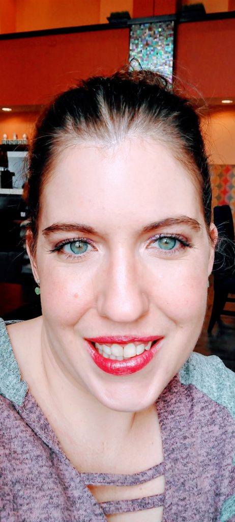 makeup look on woman