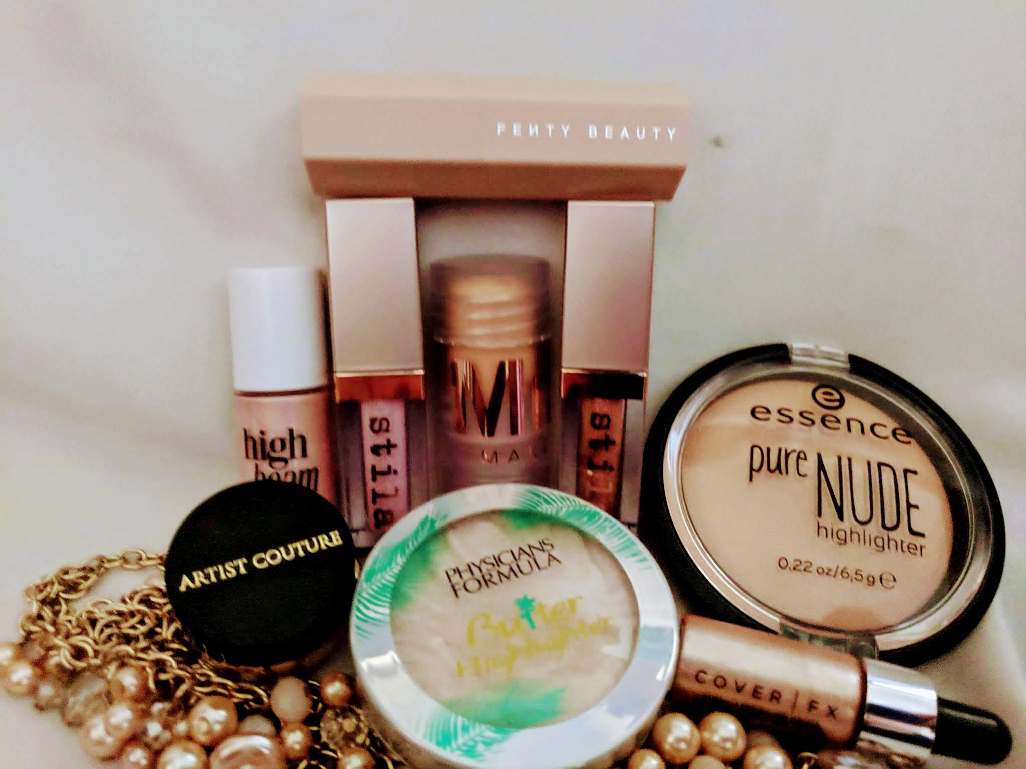my collection of nine different highlighters