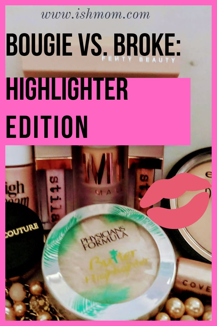 bougie vs broke highlighter edition pinterest graphic
