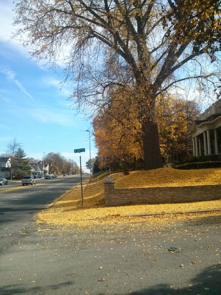 house on corner of Richmond, Indiana