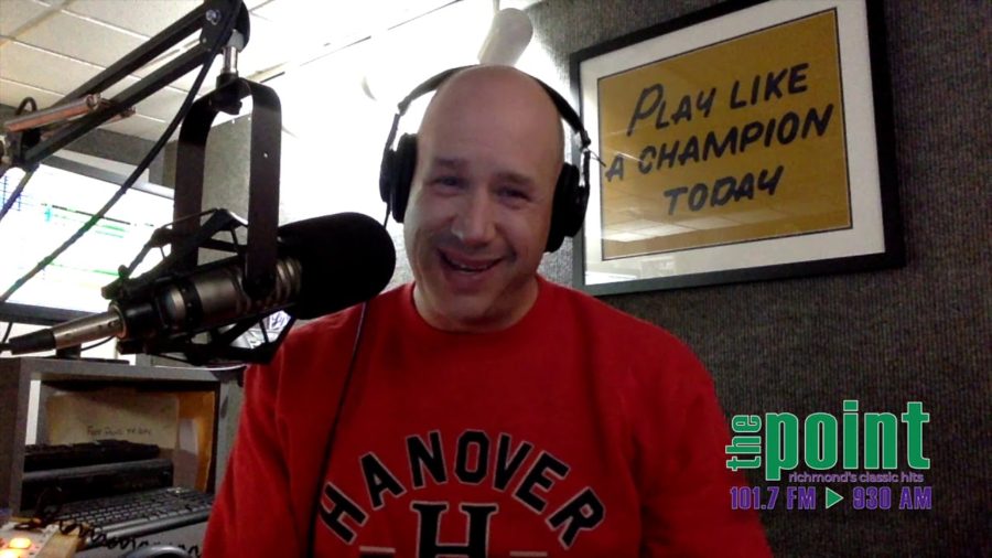 phil quinn on 101.7 The Point's morning show