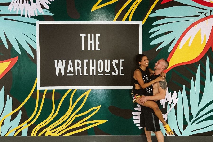 Piper Voss opening a warehouse gym