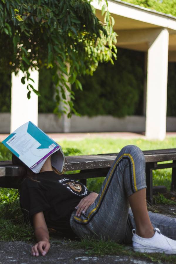 young adult student dealing with school burnout